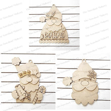 Load image into Gallery viewer, Santa Christmas Ornament Bundle SVG File | Laser Cut File | Santa Christmas Ornament SVG | Ornament Bundle SVG | Santa Claus Ornament Svg