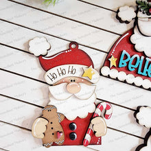 Load image into Gallery viewer, Santa Christmas Ornament Bundle SVG File | Laser Cut File | Santa Christmas Ornament SVG | Ornament Bundle SVG | Santa Claus Ornament Svg