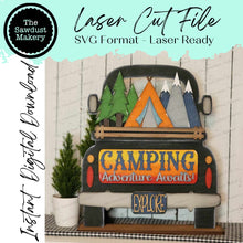 Load image into Gallery viewer, Add-on for Interchangeable Farmhouse Truck SVG | 12" and 24" Truck SVG | Camping Truck | Summer | Camping Truck Interchangeable SVG