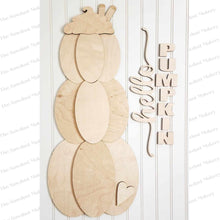 Load image into Gallery viewer, Hello Pumpkin Tiered Tray Display SVG File | Laser Cut File | Glowforge | Pumpkin | Hey There Pumpkin | Pumpkin latte svg | Fall SVG
