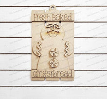 Load image into Gallery viewer, Fresh Baked Gingerbread Pallet Christmas Ornament Bundle Laser Cut SVG File | Christmas Ornament SVG | Ornament SVG | Gingerbread Ornament