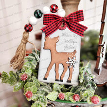 Load image into Gallery viewer, Mistletoe Christmas Decor Set Tiered Tray SVG File | Laser Cut File | Glowforge | Christmas | Reindeer | Vintage Christmas | Christmas Tree