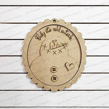 Load image into Gallery viewer, Snowman Baby it's Cold Ornament SVG File | Laser Cut File | Christmas Ornament SVG | Snowman SVG | Snowman Ornament Svg