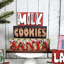 Load image into Gallery viewer, Christmas Holiday Word Stackers | Christmas Mini Block SVG | Laser Cut File | Glowforge | Christmas Tiered Tray SVG Add-on laser cut svg