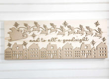 Load image into Gallery viewer, Santa Clause Mantle Sign SVG File | Laser Cut File | Glowforge | Christmas svg | Vintage Christmas | Christmas Eve | Christmas Decor