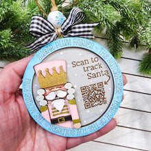 Load image into Gallery viewer, Nutcracker Santa Tracker Christmas Ornament SVG File | Laser Cut File | Santa Christmas Ornament SVG | Ornament SVG | Nutcracker Laser Svg