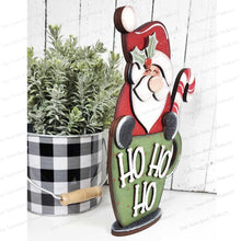 Load image into Gallery viewer, Ho Ho Ho Santa Cocoa Mug SVG File | Laser Cut File | Santa SVG | Hot Cocoa Bar SVG | Santa Shelf Sitter Digital Cut File