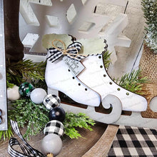 Load image into Gallery viewer, Winter Wonderland Decor Set Tiered Tray SVG File | Laser Cut File | Glowforge | Winter | Skates | Mittens | Winter Shelf Sitter SVG