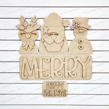 Load image into Gallery viewer, Add-on for Interchangeable Farmhouse Truck SVG | 12" and 24" Truck SVG | Merry Trio Christmas Truck | Santa | Christmas Interchangeable SVG