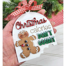 Load image into Gallery viewer, Gingerbread Christmas Calories Ornament SVG File | Laser Cut File | Gingerbread Christmas Ornament SVG | Christmas Svg
