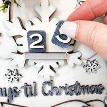 Load image into Gallery viewer, Snowman Christmas Countdown Shelf Sitter SVG File | Laser Cut File | Glowforge | Snowman SVG | Countdown to Christmas svg | Snowman