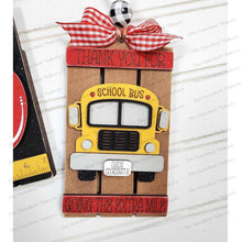 Load image into Gallery viewer, School Teacher Bus Pallet Christmas Ornament Bundle Laser Cut SVG File | Christmas Ornament SVG | Ornament Bundle SVG | TSchool Ornament