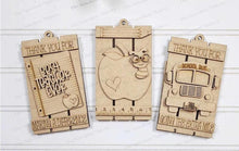 Load image into Gallery viewer, School Teacher Bus Pallet Christmas Ornament Bundle Laser Cut SVG File | Christmas Ornament SVG | Ornament Bundle SVG | TSchool Ornament