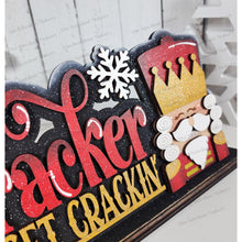 Load image into Gallery viewer, Nutcracker Sitter Standing Sign File SVG | Laser Cut File | Nutcracker SVG | Christmas Word Art Svg | Christmas SVG