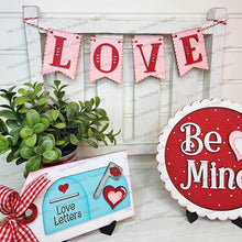 Load image into Gallery viewer, Be Mine Valentine Decor Set SVG File | Laser Cut File | Glowforge | Valentine SVG File | Love | Tiered Tray Decor svg