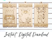 Load image into Gallery viewer, Nutcracker Pallet Christmas Ornament Bundle Laser Cut SVG File | Christmas Ornament SVG | Ornament Bundle SVG | Nutcracker Ornament