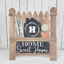 Load image into Gallery viewer, Interchangeable Truck Garden Fence Sign Stand SVG | Truck Display Sign SVG | Laser Cut SVG | Home Decor Mantle svg file
