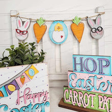 Load image into Gallery viewer, Easter Bunny Tiered Tray SVG File | Bunny svg | Laser Cut File | Glowforge | Easter SVG File | SVG | Easter Eggs | Hop | Carrot