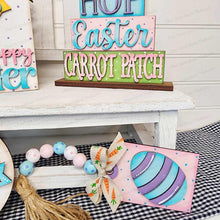 Load image into Gallery viewer, Easter Bunny Tiered Tray SVG File | Bunny svg | Laser Cut File | Glowforge | Easter SVG File | SVG | Easter Eggs | Hop | Carrot