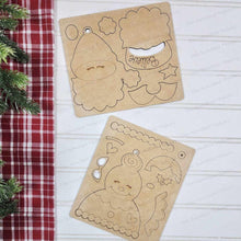 Load image into Gallery viewer, Pop-out Bundle Santa & Mrs. Claus Christmas Ornament Bundle SVG File | Laser Cut File | Pop-Out Christmas Ornament SVG | Santa Claus SVG