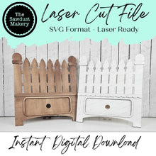 Load image into Gallery viewer, Interchangeable Truck Garden Fence Sign Stand SVG | Truck Display Sign SVG | Laser Cut SVG | Home Decor Mantle svg file