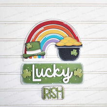 Load image into Gallery viewer, Add-on for Interchangeable Farmhouse Truck SVG | 12" and 24" Truck SVG | Lucky Rainbow Truck | Shamrock | St Patrick Interchangeable svg