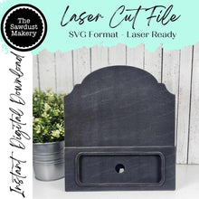 Load image into Gallery viewer, Decorative Interchangeable Arched Sign SVG | Interchangeable Sign Laser Cut File | Interchangeable Truck Insert Base | Farmhouse Decor