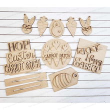 Load image into Gallery viewer, Easter Bunny Tiered Tray SVG File | Bunny svg | Laser Cut File | Glowforge | Easter SVG File | SVG | Easter Eggs | Hop | Carrot