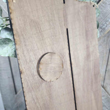 Load image into Gallery viewer, Interchangeable Home Sweet Home Pallet Door Hanger Sign SVG | Laser Cut File | 3" Round Insert Frame | Seasonal Interchangeable SVG