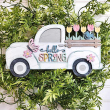 Load image into Gallery viewer, Hello Spring Truck Door hanger SVG Laser File | Spring Laser Cut Files | Laser cut SVG | Glowforge | Spring Door Hanger svg | Spring svg