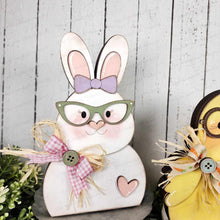 Load image into Gallery viewer, Bunny Chick Lamb Easter Shelf Sitter SVG File | Laser Cut File | Easter | Bunny Shelf Sitter | Bunny SVG | Easter SVG | Chick svg | Lamb svg