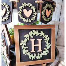 Load image into Gallery viewer, Welcome Home Tiered Tray SVG File | Laser Cut File | Home SVG Home Sweet Home Laser File | Farmhouse SVG | Monogram Decor