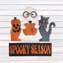 Load image into Gallery viewer, Add-on for Interchangeable Window Box | Spooky Season Halloween Window Box Insert SVG | Laser Cut File | Window Box Shelf Sitter