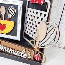 Load image into Gallery viewer, Primitive Kitchen Tiered Tray Decor Set SVG File | Laser Cut File | Home SVG | Primitive Laser File | Farmhouse SVG | Kitchen svg