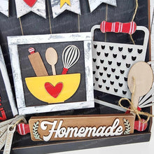 Load image into Gallery viewer, Primitive Kitchen Tiered Tray Decor Set SVG File | Laser Cut File | Home SVG | Primitive Laser File | Farmhouse SVG | Kitchen svg