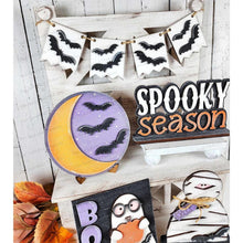 Load image into Gallery viewer, Spooky Season Decor Set SVG File | Laser Cut File | Mummy svg | Halloween | Ghost | Bat svg | Halloween laser Cut File