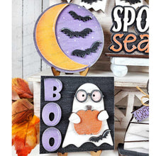Load image into Gallery viewer, Spooky Season Decor Set SVG File | Laser Cut File | Mummy svg | Halloween | Ghost | Bat svg | Halloween laser Cut File