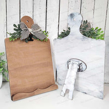 Load image into Gallery viewer, Primitive Breadboard Interchangeable Sign Holder | 5" x 6.25" Sign Holder | Sign Frame SVG | Laser Cut File | Interchangeable Frame