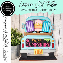 Load image into Gallery viewer, Add-on for Interchangeable Farmhouse Truck SVG | 12" and 24" Truck SVG | Sweet Summertime Truck | Summer | Popsicle Truck Interchangeable
