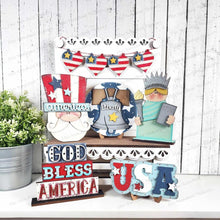 Load image into Gallery viewer, Farmhouse Scallop Trim Chair Display Stand SVG | Display Bench SVG | Laser Cut File | Tiered Tray Holder SVG | Home Decor Mantle svg file