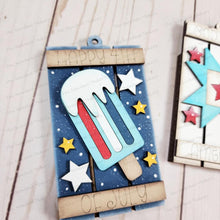 Load image into Gallery viewer, Patriotic Pallet Gift Card Holder Bundle Laser Cut SVG File | 4th of July Ornament SVG | Gift Card Bundle SVG | Gifts Card svg