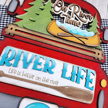 Load image into Gallery viewer, Add-on for Interchangeable Farmhouse Truck SVG | 12" and 24" Truck SVG | River Life Truck Insert | Summer River Truck