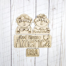 Load image into Gallery viewer, Add-on for Interchangeable Farmhouse Truck SVG | 12" and 24" Truck SVG | Primitive Raggedy Ann & Andy Truck | Primitive Americana Truck