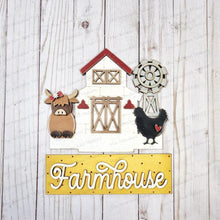 Load image into Gallery viewer, Add-on for Interchangeable Window Box | Rustic Farmhouse Box Insert SVG | Laser Cut File | Window Box Shelf Sitter