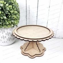 Load image into Gallery viewer, Decorative Interchangeable Pedestal Stand | Laser Cut File | Glowforge | Seasonal Interchangeable Base | Pedestal SVG