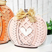Load image into Gallery viewer, Sweater Weather Fall Pumpkin Shelf Sitters SVG File | Laser Cut File | Stacked Pumpkins SVG | Fall Pumpkin laser Cut File