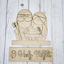 Load image into Gallery viewer, Add-on for Interchangeable Window Box | Nativity Window Box Insert SVG | Laser Cut File | Window Box Shelf Sitter