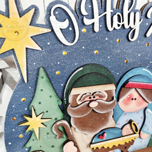 Load image into Gallery viewer, Nativity Light up Shelf Sitter Standing Sign File SVG | Christmas Laser Cut File | Christmas Mantle decor | Nativity Svg | Christmas svg