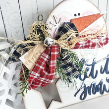Load image into Gallery viewer, Let it Snow Snowman SVG | Snowman laser cut file | Let it Snow | Shelf Sitter Snowman SVG | Let it Snow SVG | Frosty svg | Winter svg