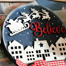 Load image into Gallery viewer, Snow Globe Ornament SVG File | Laser Cut File | Christmas Ornament Kit | Ornament SVG | Winter | Christmas SVG Personalized
